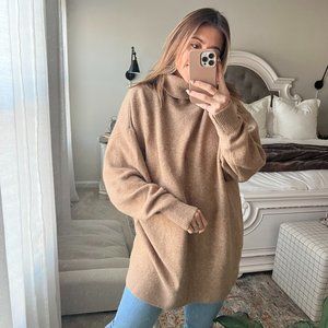 TURTLENECK DRESS/LONG SWEATER